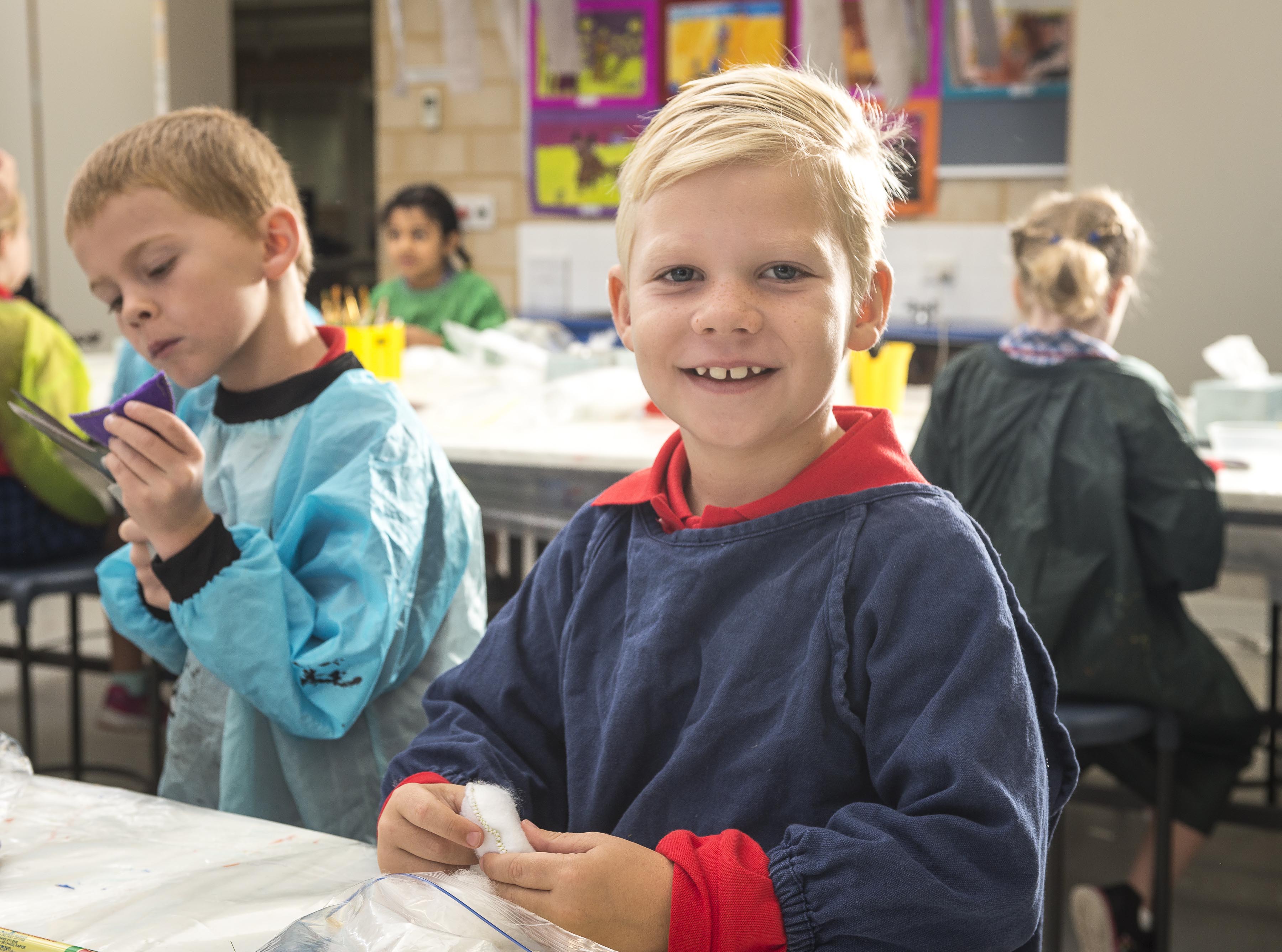Art classes at Cottesloe Primary School